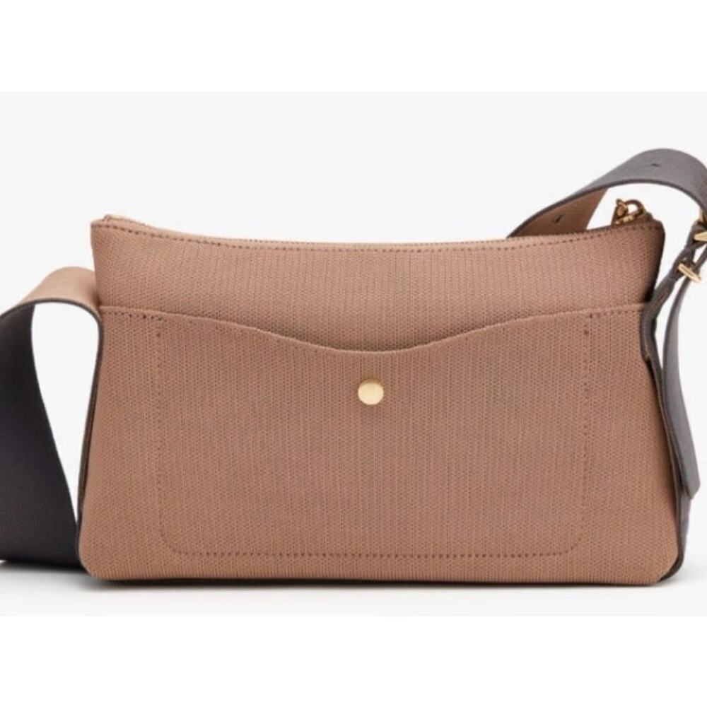 CUYANA sling crossbody knitted wide strap bag